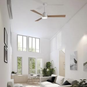 Ventilateur Plafond Shamal Blanc LED 132 cm 