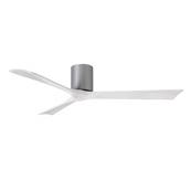 Ventilateur Plafond Irene-3H 152cm Nickel Blanc