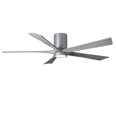 Ventilateur Plafond avec Lumière Irene-5HLK 152cm Nickel Bois Vieilli