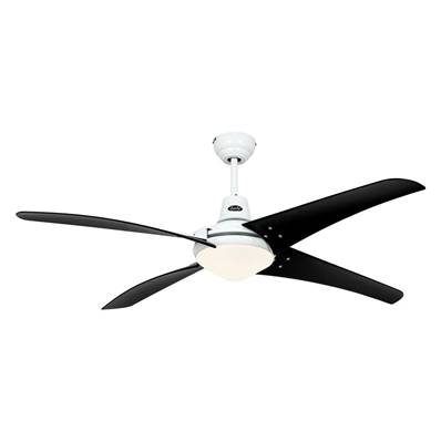 Ventilateur Plafonnier Mirage 142cm Blanc Noir