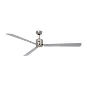 Ventilateur Plafonnier Eco Neo 180cm Chrom Weng Argent