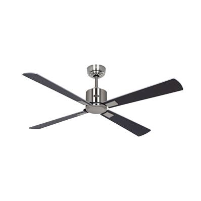 Ventilateur de Plafond Eco Neo 132cm Chromé Poli Wengé Argenté