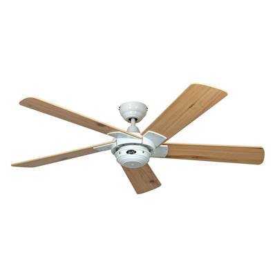 Ventilateur de Plafond Rotary 132cm Blanc Pin