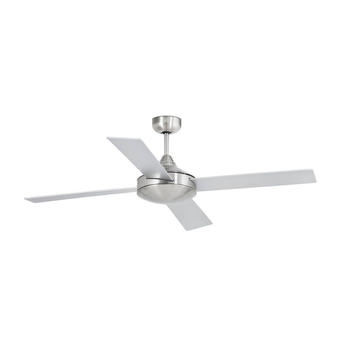 Ventilateur Plafond Mallorca 132cm Nickel Gris Erable