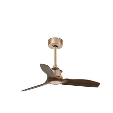 Ventilateur Plafond Just Fan 81cm Cuivre Noyer