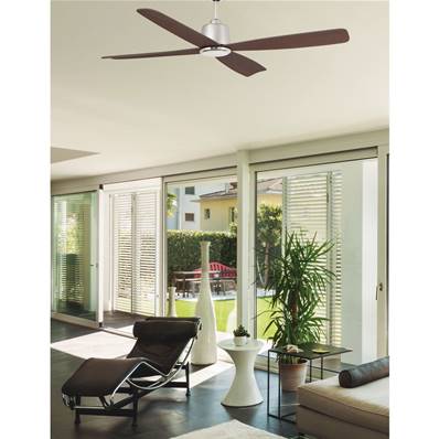 Ventilateur de Plafond Molokai 125cm Nickel Noyer