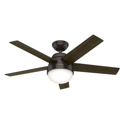 Ventilateur Plafond Stile 117cm Bronze Chêne Noyer