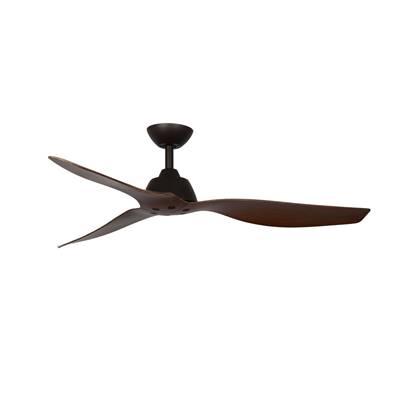 Ventilateur Plafonnier Malibu 132cm Noir Noyer