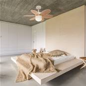Ventilateur Plafond Rainbow 76cm Blanc Pin