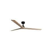 Ventilateur Plafond KLIM L Noir Bois Chêne