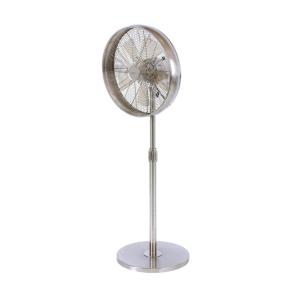 Ventilateur sur pied Pedestal Chrome et Transparent