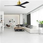 Ventilateur Plafond Nan 152cm Laiton Noir