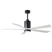 Ventilateur Plafond Patricia-5 152cm Noir Blanc