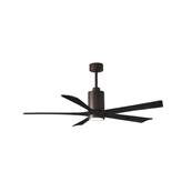 Ventilateur Plafond Patricia-5 152cm Bronze Noir