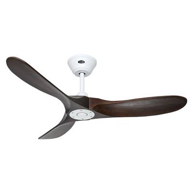 Ventilateur Plafond Eco Genuino 122cm Blanc Noyer