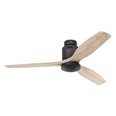 Ventilateur de Plafond Aerodynamix Eco 132cm Basalte Bois Naturel