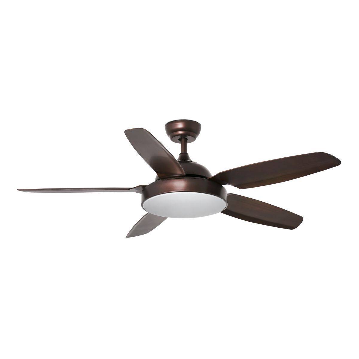 Ventilateur Plafonnier Leyte 138cm Marron