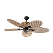 Ventilateur Plafond Colonial Hamilton 132cm Marron