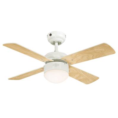 Ventilateur de Plafond COLOSSEUM 90cm Blanc Erable clair