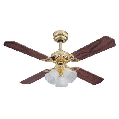 Ventilateur de Plafond PRINCESS TRIO 105cm Laiton Poli