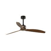 Ventilateur Plafond Copper Fan 128cm Noir Bois