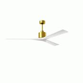 Ventilateur Plafond Nan XL 183cm Laiton Blanc