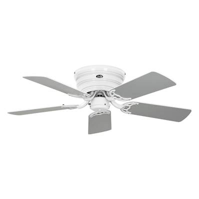 Ventilateur de Plafond Classic Flat 103cm Blanc Gris