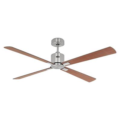 Ventilateur Plafonnier Eco Concept 152cm Chromé Cerisier Noyer