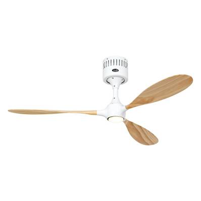 Ventilateur Plafonnier Helico Paddle 132cm Blanc Hêtre