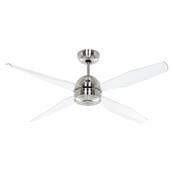 Ventilateur Plafonnier Libelle 132cm Chrom Acrylique