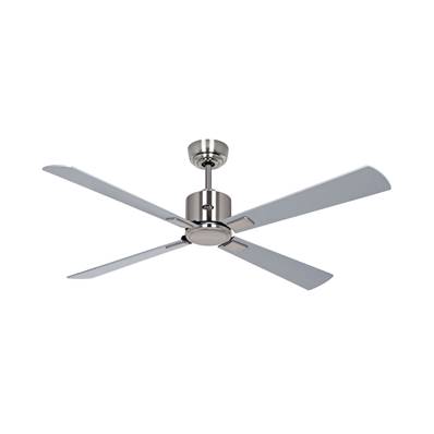 Ventilateur de Plafond Eco Neo 132cm Chromé Poli Wengé Argenté