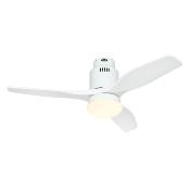 Ventilateur Plafond Aerodynamix Eco 112cm Blanc