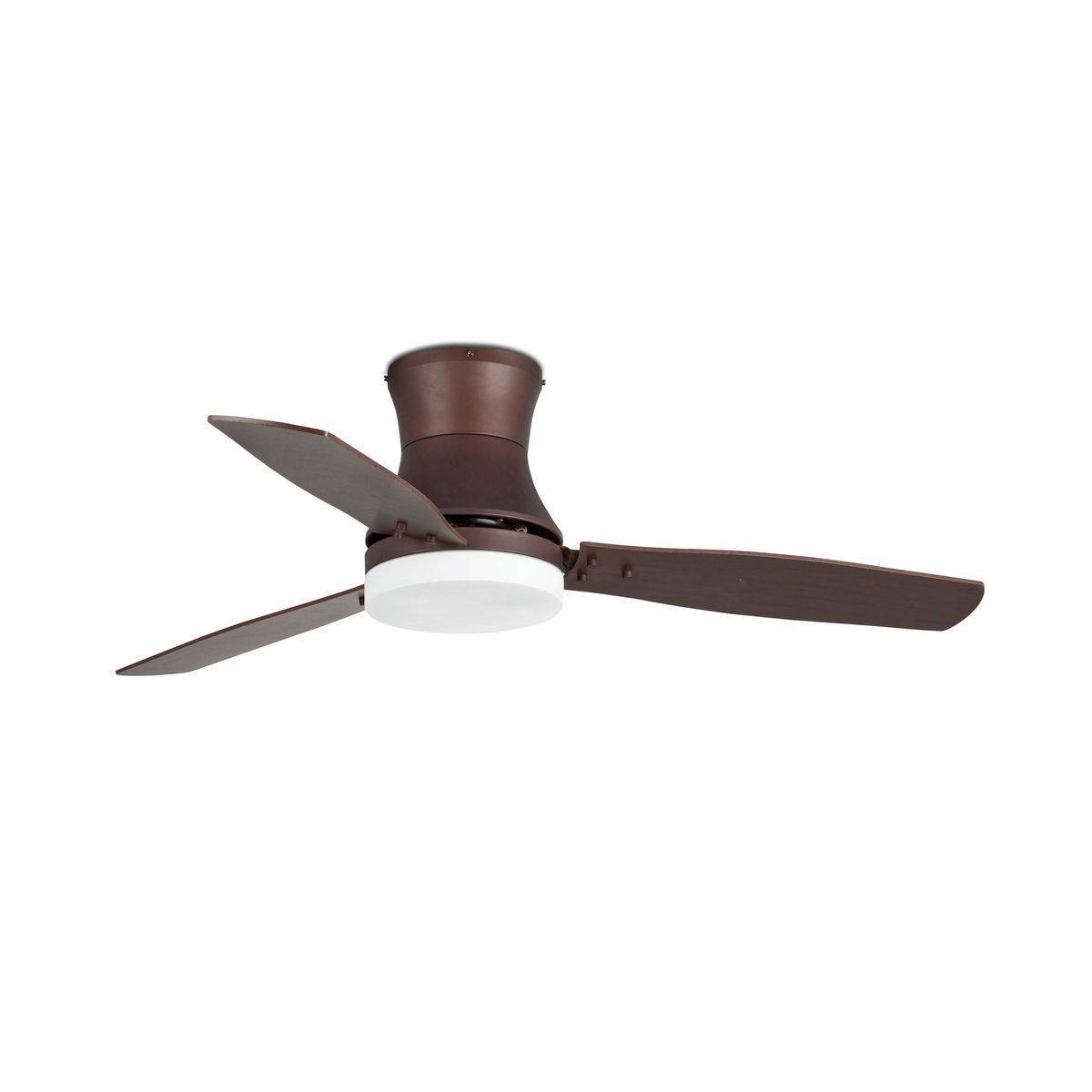 Ventilateur Plafonnier Tonsay 132cm Marron Cèdre Wengé