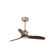 Ventilateur Plafond Just Fan 81cm Cuivre Noyer