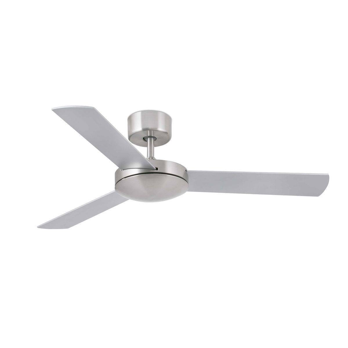 Ventilateur de Plafond Mini Mallorca 107cm Nickel Gris Noir