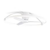 Ventilateur Plafond Design Nepal 105cm Blanc