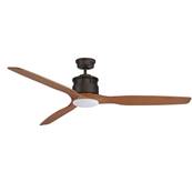 Ventilateur de Plafond Governor 152cm Noir Bambou