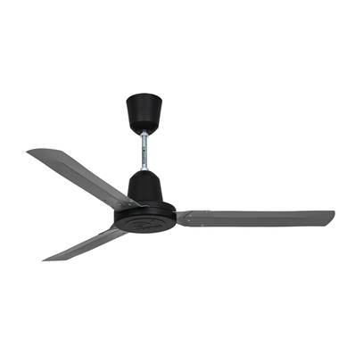 Ventilateur Plafond Heavy Duty Base 140cm Noir Anthracite