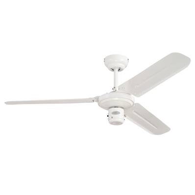 Ventilateur de Plafond INDUSTRIAL 122cm Blanc