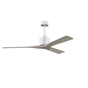 Ventilateur Plafond Nan 152cm Blanc Frêne gris