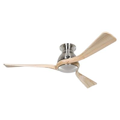 Ventilateur Plafonnier Eco Regento 140cm Chromé Bois Naturel