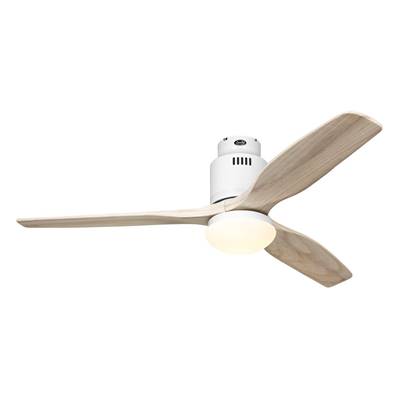 Ventilateur Plafonnier Aerodynamix Eco 132cm Blanc Bois Naturel