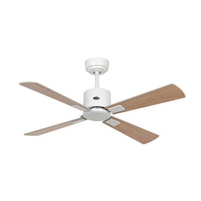 Ventilateur de Plafond Eco Neo 103cm Blanc Erable Hêtre