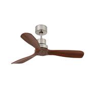 Ventilateur Plafonnier Mini Lantau 107cm Nickel Noyer