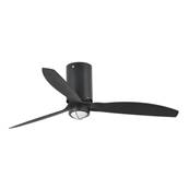 Ventilateur Plafond Mini Tube Fan 128cm Noir