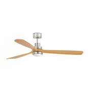 Ventilateur Plafond Lantau 132cm Nickel Pin