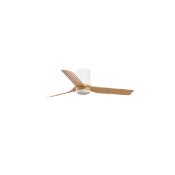 Ventilateur plafond MINI PUNT TUB S blanc et Bois 90 cm