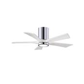 Ventilateur Plafond avec LED Irene-5HLK 106cm Chrom Poli Blanc