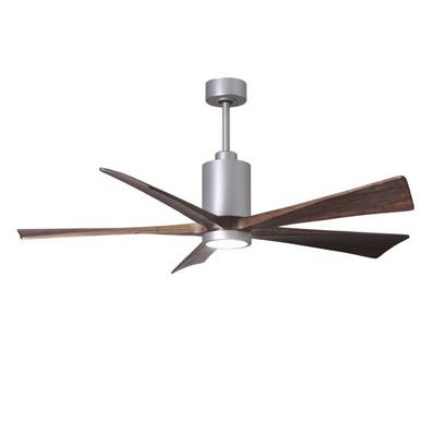 Ventilateur Plafond Patricia-5 152cm Nickel Noyer