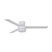 Ventilateur Plafond Bas Lagoon LED Exterieur 132cm Blanc